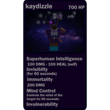 Kaydizzle Trading Card