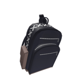 Kayoko Black Backpack w/ White Seams