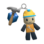 Keychain Plush: Classic Builderman
