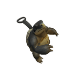 Keychain Serious Standing Turtle AI