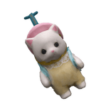 Keychain Ternurin White Kitty 