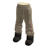 Khaki Baggy Pants w/ Furry Boots