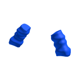 ⭐🌈 Kidcore Blue Arm Warmers