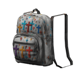 Kidcore grunge y2k cross backpack white