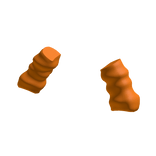 ⭐🌈 Kidcore Orange Arm Warmers