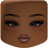 Kim Beauty Makeup Head Face Brown Skin
