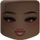 Kim Beauty Makeup Head Face Brown Skin
