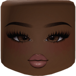 Kim Beauty Makeup Head Face Brown Skin