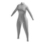 Kim K’s Body Suit in Subtle Silver (Style 2)