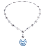Kim's Blue Diamond Necklace