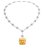 Kim's Citrine Diamond Necklace