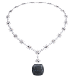 Kim's Onyx Diamond Necklace