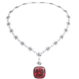 Kim's Ruby Diamond Necklace