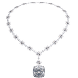 Kim's Silver Diamond Necklace