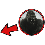 King Kong Pointing Meme Circle Monkey Monke