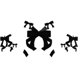 king of the night addon lace and ribbons in black