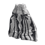 💜 Kitsch Patchwork Wide Denim Pants_White