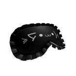 Kitten sleep mask (Black Hair accessory)