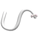 ♡ kitty maid tail w/ pink bow