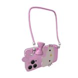 Kitty Phone Case Purse- Pink