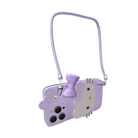Kitty Phone Case Purse- Purple