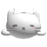 kitty with pink bow on head