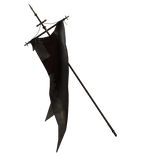 Knight Glorified Gold Flag