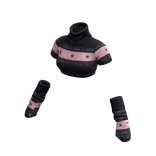 Knit Crop Top + Armwarmers