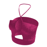 Knitwear Crop Top Pink