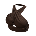 Knot Crop Top Brown Baby Baddie Tight Tee Shirt