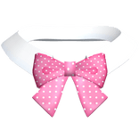 Kogal Gyaru Ribbon Bow Collar in Pink