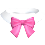 Kogal Gyaru Ribbon Bow Collar in Pink