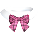 Kogal Gyaru Ribbon Bow Collar in Pink
