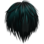 korblox emo scene messy vkei hair