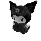 Kuromi Plushie, Black And White emo