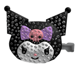Kuromi Rhinestone clip