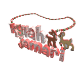 kxj christmas necklace 1.0 <3