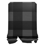 [L] Black Torn Flannel Sleeve