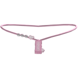 ♡ l bunny initial necklace (pink)