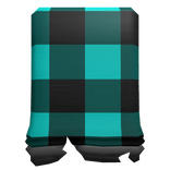 [L] Cyan Torn Flannel Sleeve