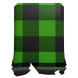 [L] Green Torn Flannel Sleeve