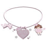 ✿ ︵ L + M necklace ˚ 𝜗𝜚 ｡˚