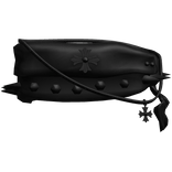 (L) Vintige Y2k Grunge Crome Arm Bandage