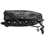 (L) Vintige Y2k Grunge Crome Arm Bandage