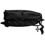 (L) Vintige Y2k Grunge Crome Arm Bandage