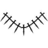 (L) Waist Cross Spikes