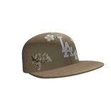 LA Beige Fitted Trucker Cap