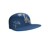 LA Blue Fitted Trucker Cap