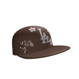LA Brown Fitted Trucker Cap