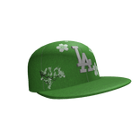 LA Green Fitted Trucker Cap